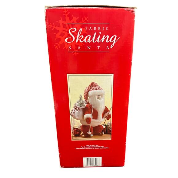 Fabric 13" Skating Santa for Costco - Picture 10 of 13